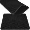 Purlov Podložka pred toaletou čierna 60 x 45 cm