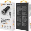 Nabíjačka do auta ALIGATOR iPhone / iPad 2xUSB výst. 3.4a, smart IC, black