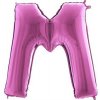 Nafukovací balónik písmeno M ružové 102 cm - Grabo