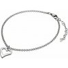 Nefertitis Náramok na nohu nerez oceľ Srdiečko NF50960 - obvod cca 23 cm