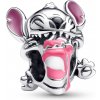 Pandora Strieborná korálka Disney Stitch s narodeninovou tortou 793189C01