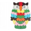 Vzdelávacie drevené puzzle - Sova