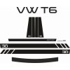 Nálepky na auto VW T6 edition 30 Komplet