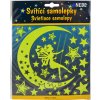 Svietiace samolepky hviezdy a mesiac s vílou