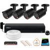 DAHUA IP monitorovací set 4x IPC-HFW2849S-S-IL-0280B-BLACK 8MPX kamera
