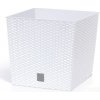 Prosperplast kvetináč Rato Low Biela 22,5 cm