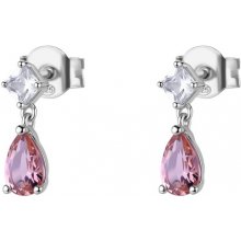 BROSWAY strieborné náušnice Fancy Tender Pink BWFTP14