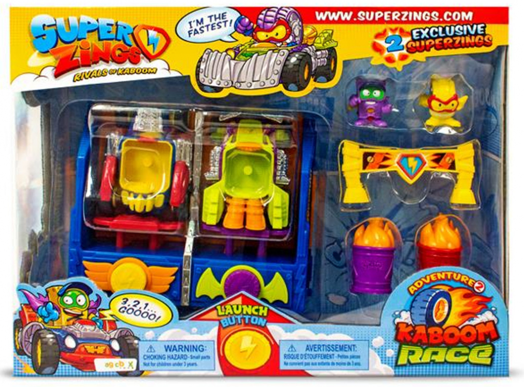 Magic Box Int.Toys S.L.U. SuperZings Kaboom City 2 autá 2 pretekárska sada