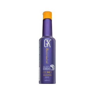 GK Hair Silver Bombshell Shampoo neutralizujúci šampón pre platinovo blond a šedivé vlasy 280 ml
