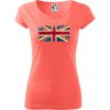 Britská vlajka stará - Dámske tričko Pure - M ( Korálová )