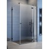RADAWAY ESSENZA PRO BLACK KDJ 90cm pravé dvere do kombinácie / sprchový kút rohový, profil čierny, sklo číre, 10097090-54-01R