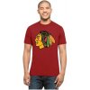 47' Brand tričko 47 Brand Splitter Tee NHL SR Chicago Blackhawks červená