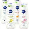 Sprchový gél NIVEA set 4x500 ml na telo a vlasy