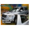 Deflektory - Protiprievanové plexi Škoda Yeti 5D od 2009 (+zadné)