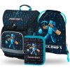 Baagl Aktovka Minecraft Ergo Blue - set