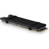 AXAGON CLR-M2L3, hliníkový pasívny chladič pre M.2 2280 SSD, výška 3 m