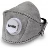 Uvex SILV-AIR 5320+ FFP3 Respirátor s ventilom Sivá