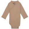 LODGER Priedušné body s dlhým rukávom Romper Seersucker Beige