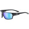 Slnečné okuliare UVEX Sportstyle 233 P black matt / mirror green OS