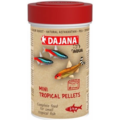 Dajana Mini Tropical Pellets 250 ml