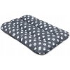 Hobbydog ECO PREESTIGE MATRESS pelech pre psov hobbypes miesto na spanie miesto na odpočinok matrac pre psov vankúš pre mačky, R3 - 115 x 80 x 12 cm, sivý s labkami