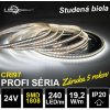 LEDprodukt 5m PROFI LED pásik 240LED/m SMD1808 19,2W/m studená biela CRI97 IP20 24V
