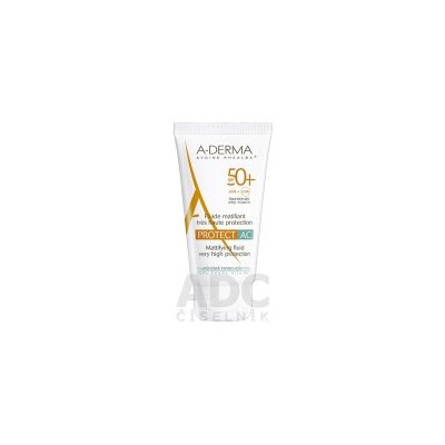 A-DERMA PROTECT AC FLUIDE MATIFIANT SPF50+ zmatňujúci fluid 1x40 ml