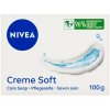 NIVEA Creme Soft Ošetrujúce krémové mydlo, 100 g