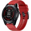 Silikónový remienok Tactical QuickFit pre Garmin Fenix 5X, 6X a 7X, red