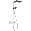 Hansgrohe Raindance Alive Q Sprchový set s termostatom, 21x34 cm, 3 prúdy, chróm 24580000-HG