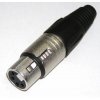 Neutrik NC4FXX XLR konektor samica 4-pin