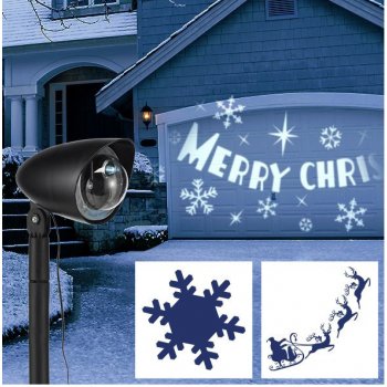 LED vianočný projektor - 3 motívy - HI-76633 - Snehové vločky - HI-76633 od  19,9 € - Heureka.sk