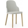 Normann Copenhagen Stolička Allez Chair – teplá sivá/dub