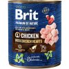 Brit Premium by Nature Chicken with Hearts 800g konzerva pre psov