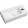 Sapho ZOE keramické umývadlo 37x18 cm, otvor pre batériu vpravo AR495
