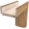 Naturel obložková zárubňa 70 cm pre hrúbku steny 7,5 - 9,5 cm brest pravá O1J70P