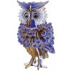 Woodcraft Drevené 3D puzzle Sova farebná