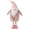 Textilomanie Dekoratívny trpaslík GNOME 90 cm, ružový