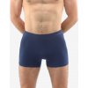 GINA Pánske bambusové boxerky s dlhšou nohavičkou Eco Bamboo | 54005P - modrastá, M/L