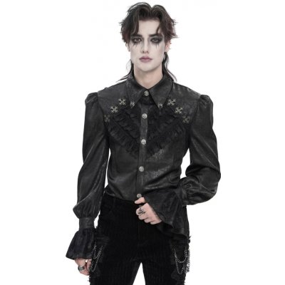 Devil Fashion košele Ashen Vael čierna
