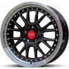 Alu disk TEC GT EVO Black 8x20 5x108 ET45 čierny lesklý leštený