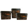 Fox plastové vedierka Camo Square Buckets Varianta: 10 l (CBT006)