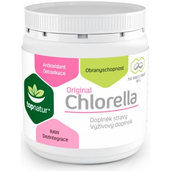 Topnatur Chlorella Original 750 tabliet