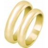 Eppi Pologuľaté svadobné prstene zo zlata Amma RW34325