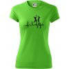 EKG volejbalistky - Dámske Fantasy športové (dresovina) - L ( Apple Green )
