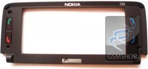 Kryt Nokia E90 krytka LCD hnedý