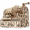 Ugears 3D drevené mechanické puzzle Pokladňa