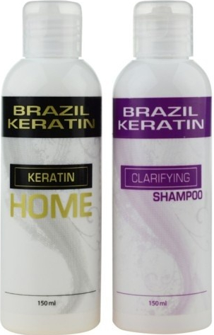 Brazil Keratin Home Keratin 150 ml + Clarifying šampón 150 ml pre domácí použití darčeková sada