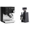 Rancilio Silvia E, black + Eureka Mignon Zero 65 All Purpose, CR black