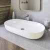 Aquatek ELVIS 2 oválne keramické umývadlo 81,5 × 41 × 13,5 cm A15123029